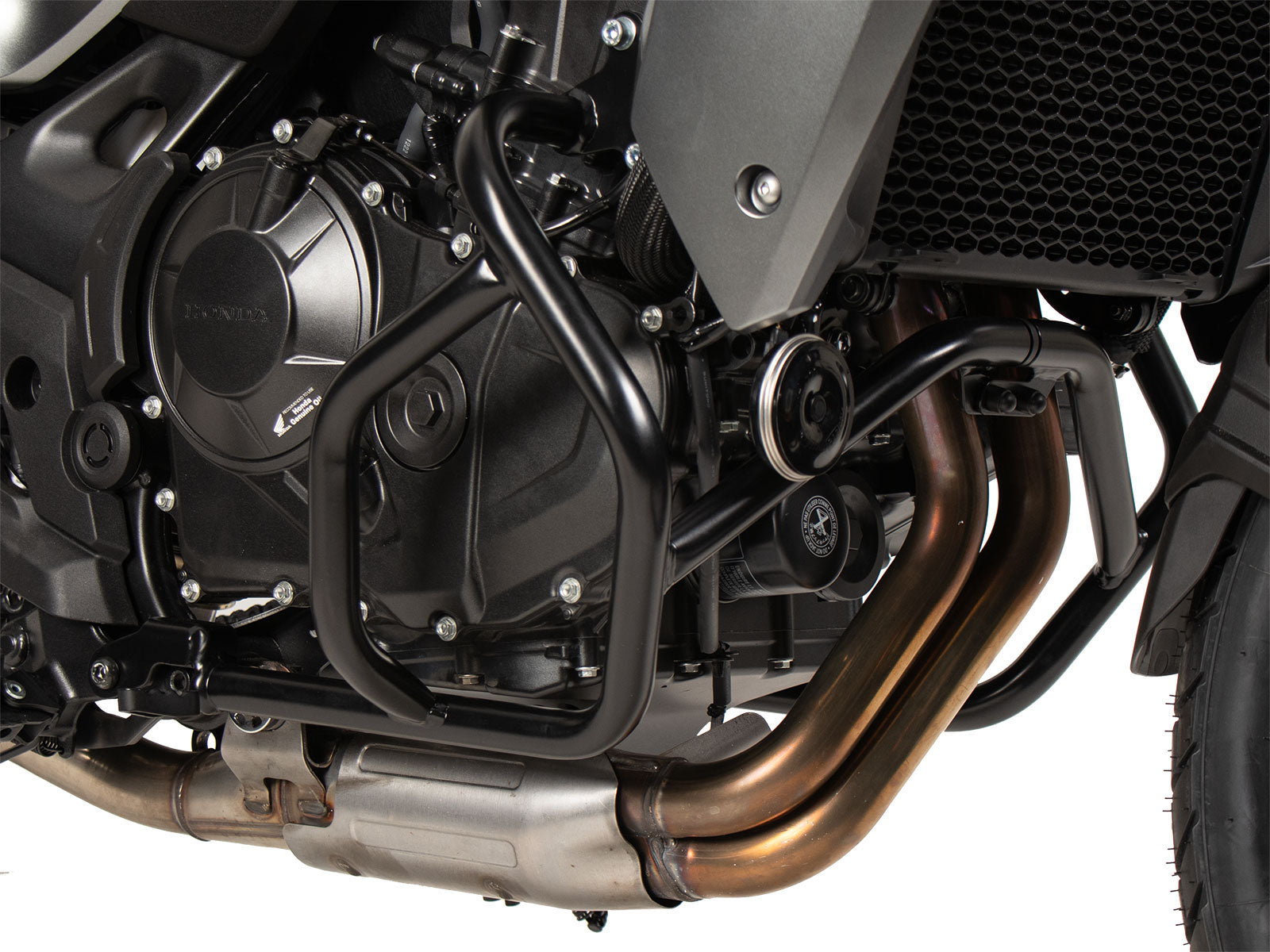 DEFENSA DE MOTOR HEPCO & BECKER PARA HONDA XL 750 TRANSLAP (2025-2026) NEGRA