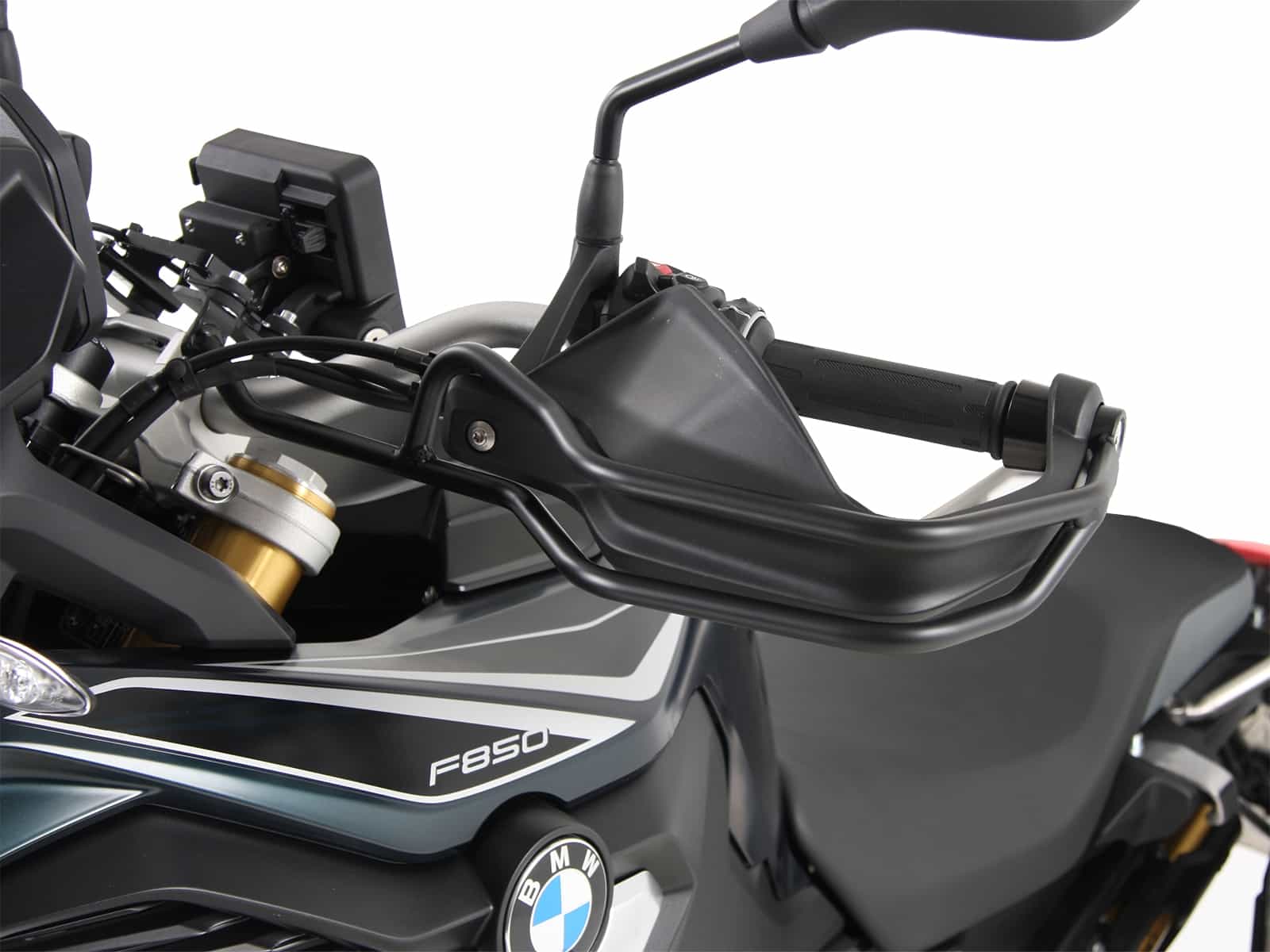 PROTECTOR DE PUÑOS NEGRO HEPCO & BECKER PARA BMW F 850 GS (2018-2023) NEGROS
