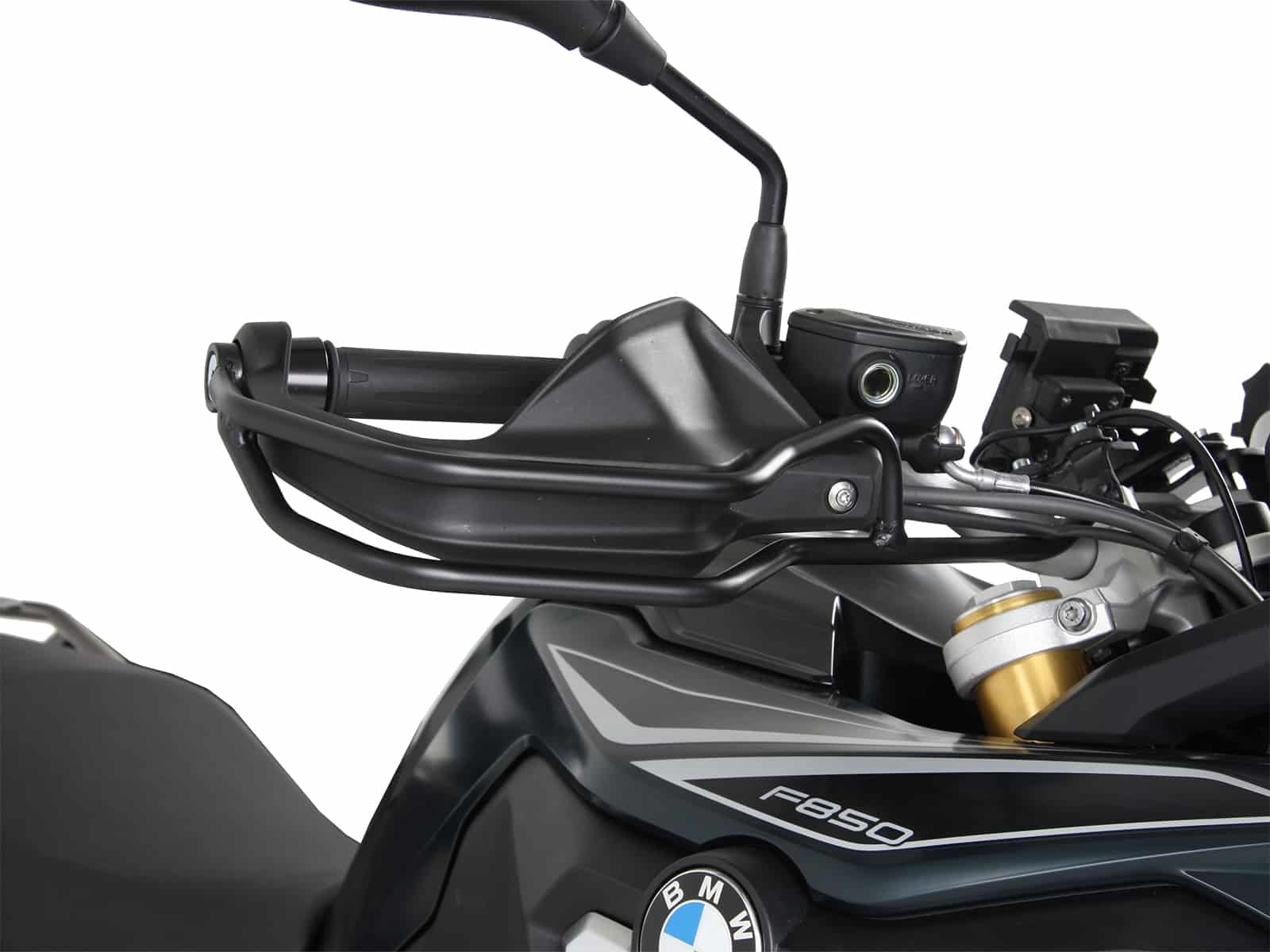 PROTECTOR DE PUÑOS NEGRO HEPCO & BECKER PARA BMW F 850 GS (2018-2023) NEGROS