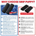 PUÑOS ANTIVIBRACIÓN PARA MOTO GRIP PUPPY NEGROS
