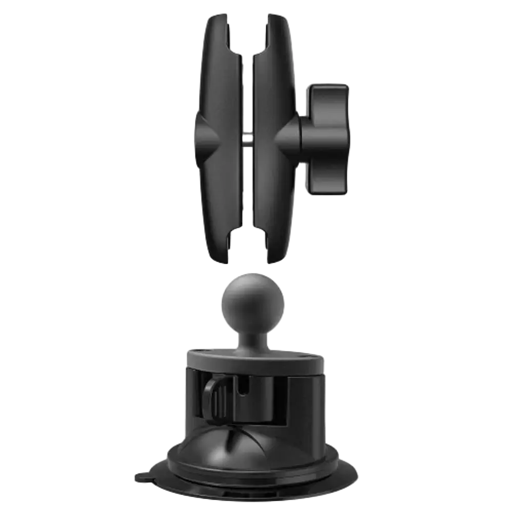 SOPORTE CON VENTOSA CHIGEE PARA AUTO CON ROTULA DE BOLA DE 1 ″