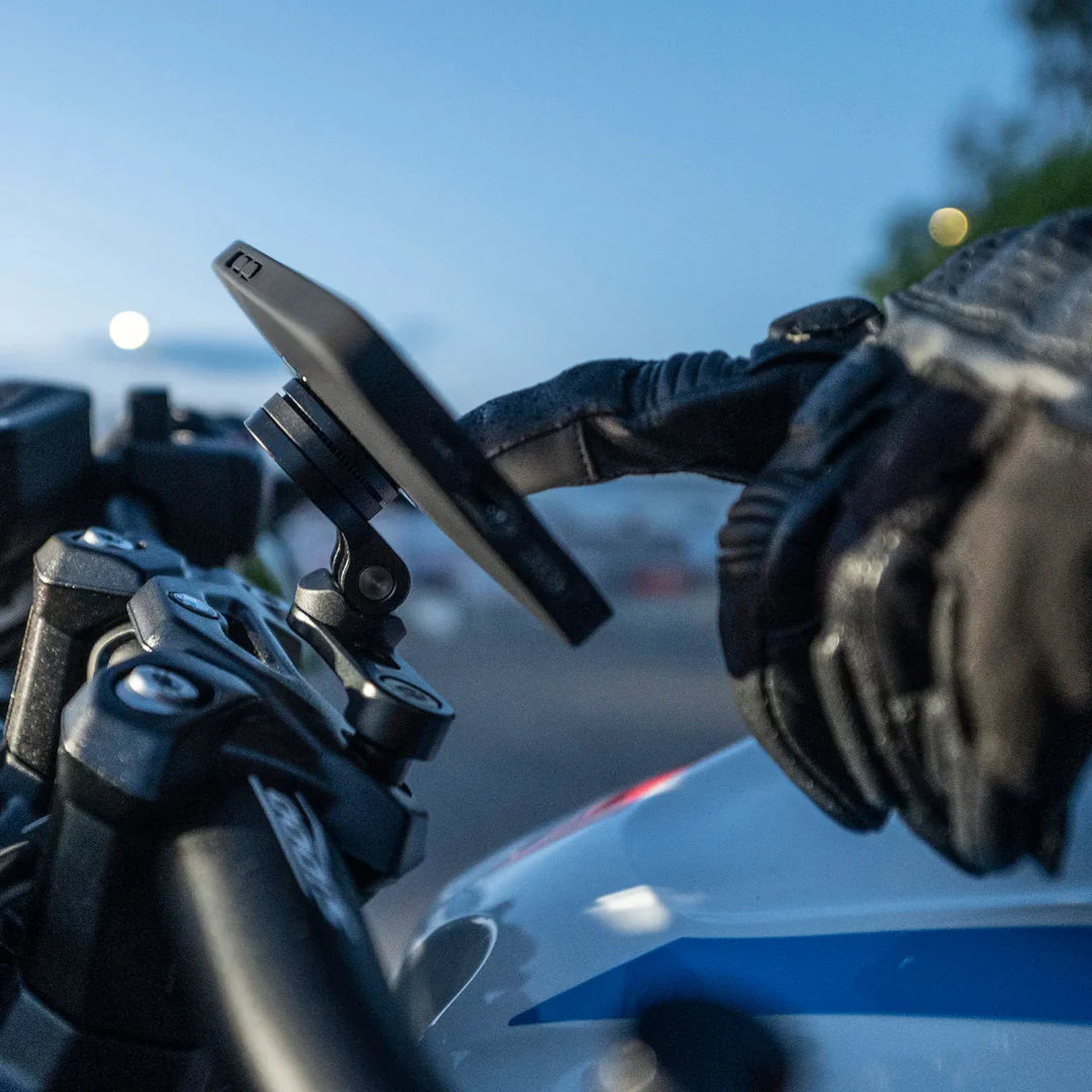 SOPORTE DE CELULAR PARA MOTO SP CONNECT BAR CLAMP MOUNT PRO | MONTAJE EN BRACKETS DE MANUBRIO