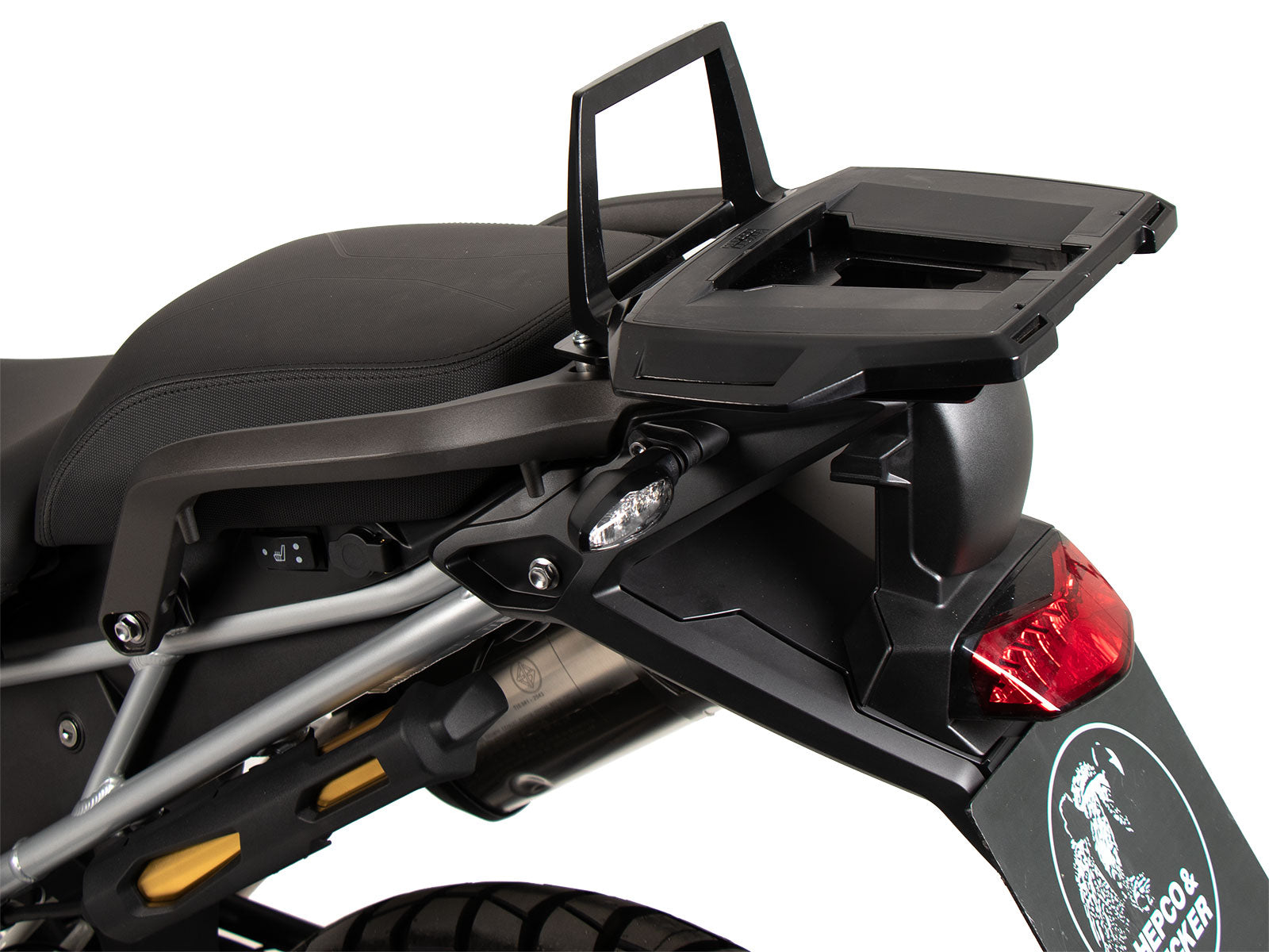 ANCLAJE TOPCASE TRIUMPH TIGER 1200 RALLY PRO / GT PRO / GT (2022-) NEGRO HEPCO & BECKER