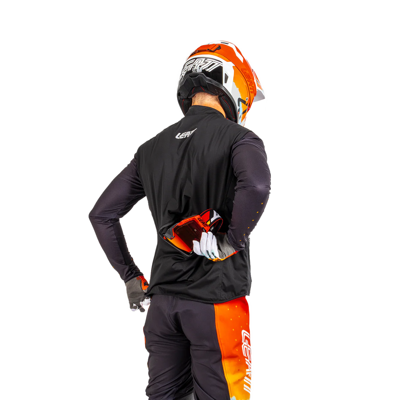 CORTAVIENTO SIN MANGAS LEATT RACEVEST LITE NEGRO