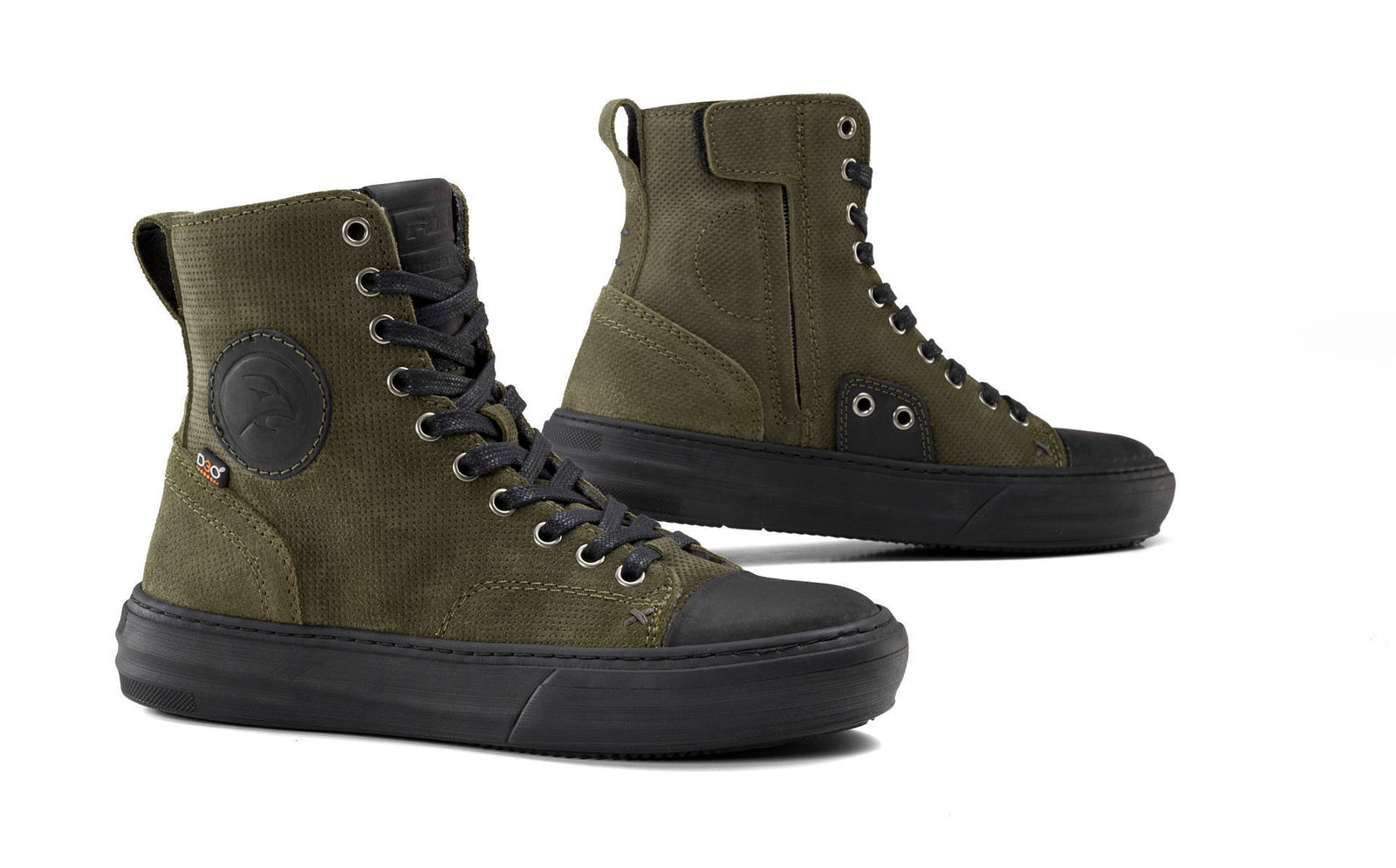 ZAPATILLAS DE MOTO FALCO PARA MUJER | LENNOX 2 LADY ARMY GREEN