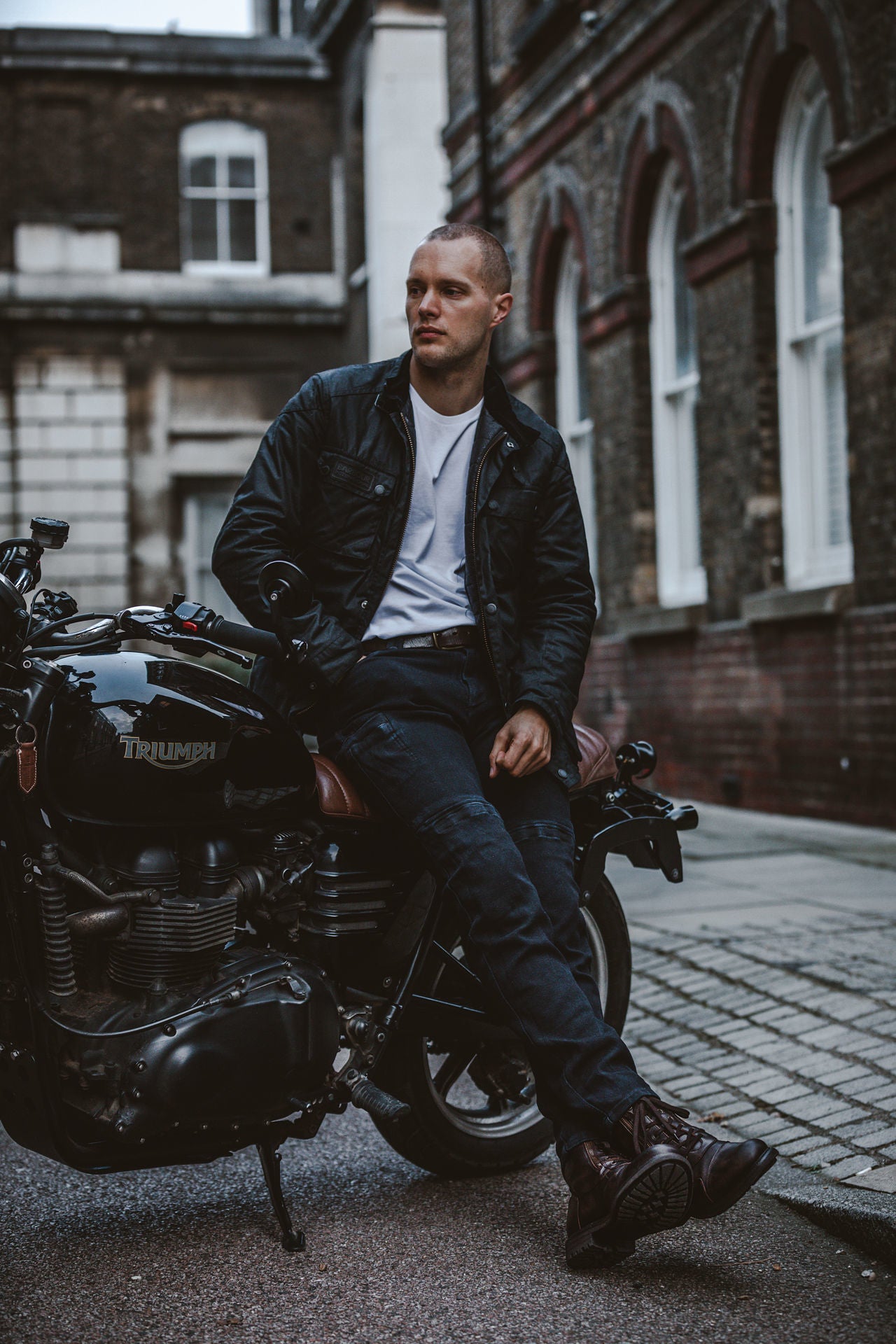 ZAPATOS DE MOTO FALCO | AVIATOR BROWN