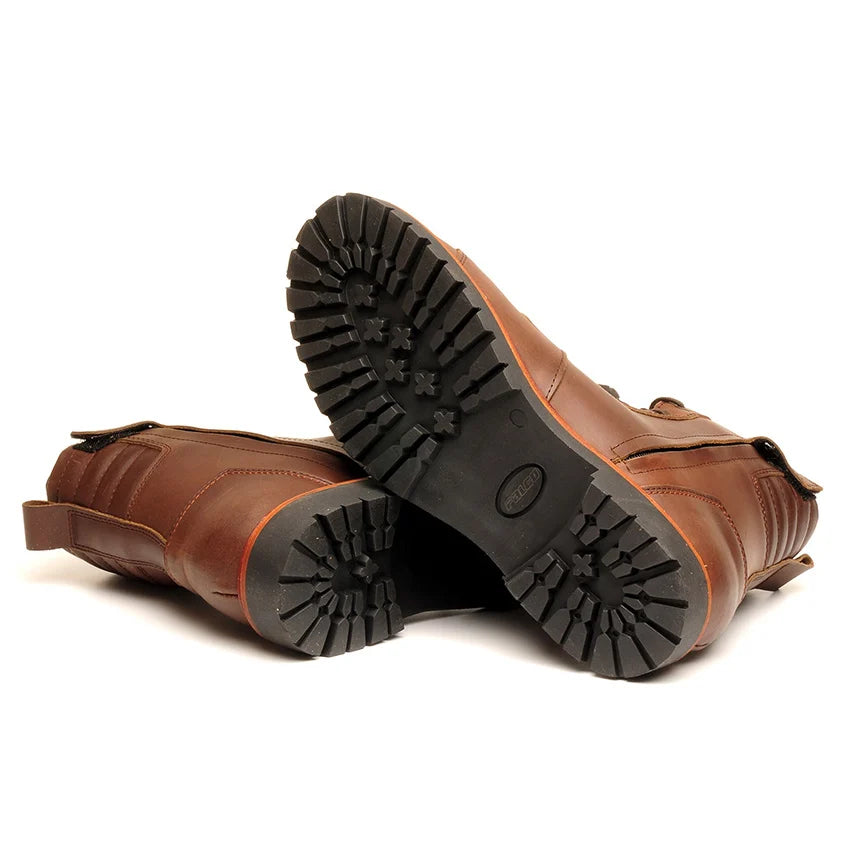 ZAPATOS DE MOTO FALCO | ROOSTER BROWN