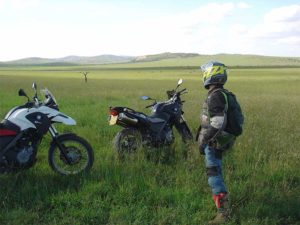 Motos en viaje por africa