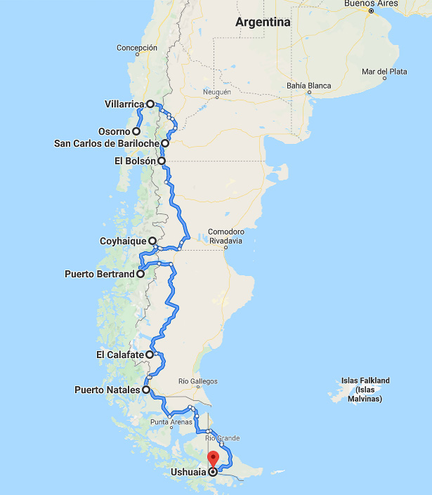 Sudamérica – Patagonia y el fin del mundo EN 12-02-2021 - Moto Aventura